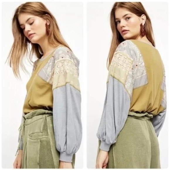 Free People Boho Long Sleeve Feelin It Tee - Picture 6 of 9